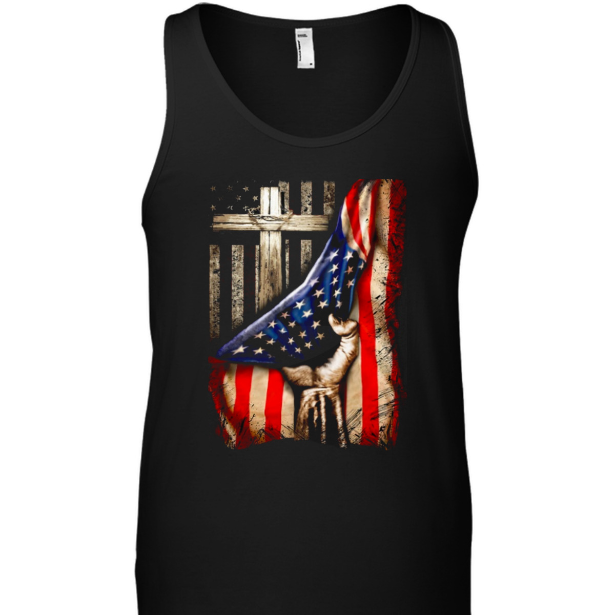 American Flag Cross Jesus Hand Pride Christian 4th Of July Independent Day T-Shirt American Flag Cross Jesus Hand Pride Christian 4th Of July Independent Day T-Shirt