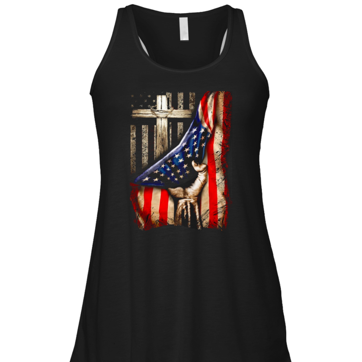 American Flag Cross Jesus Hand Pride Christian 4th Of July Independent Day T-Shirt American Flag Cross Jesus Hand Pride Christian 4th Of July Independent Day T-Shirt