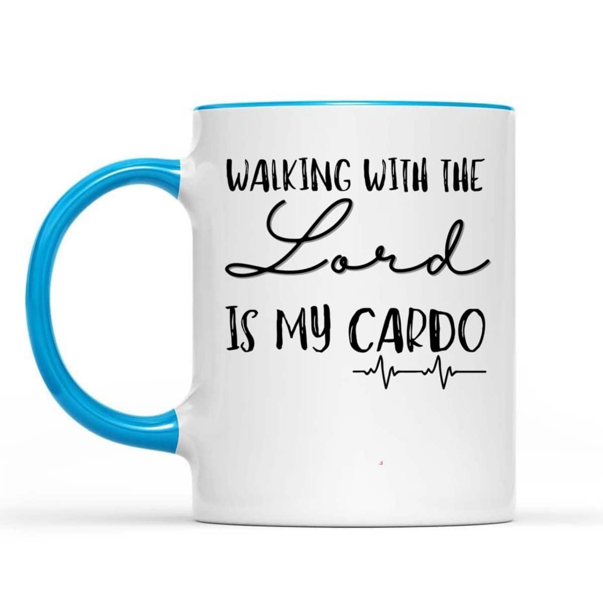 Walking With The Lord Is My Cardio Funny Christian T-Shirt Walking With The Lord Is My Cardio Funny Christian T-Shirt