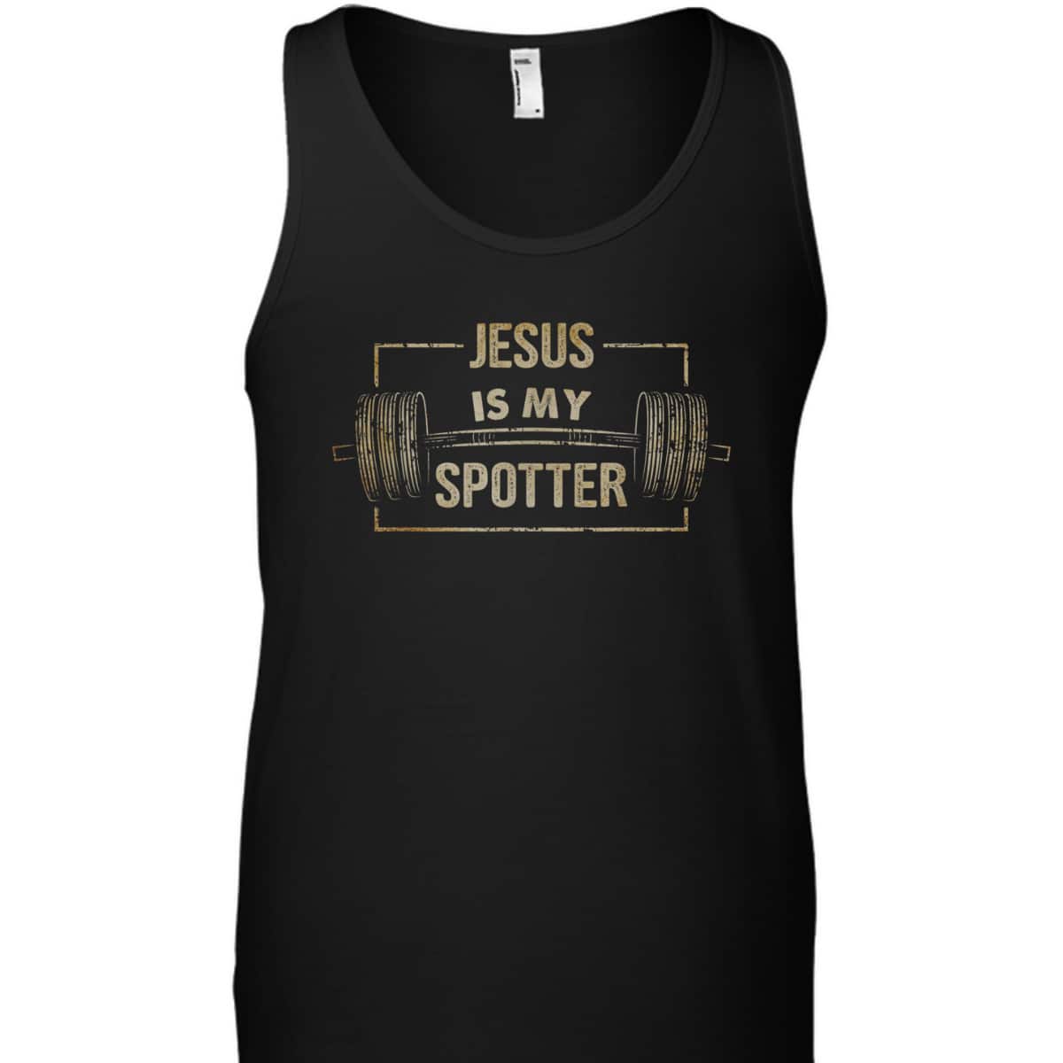 Funny Christian Gymer Jesus Is My Spotter T-Shirt Funny Christian Gymer Jesus Is My Spotter T-Shirt