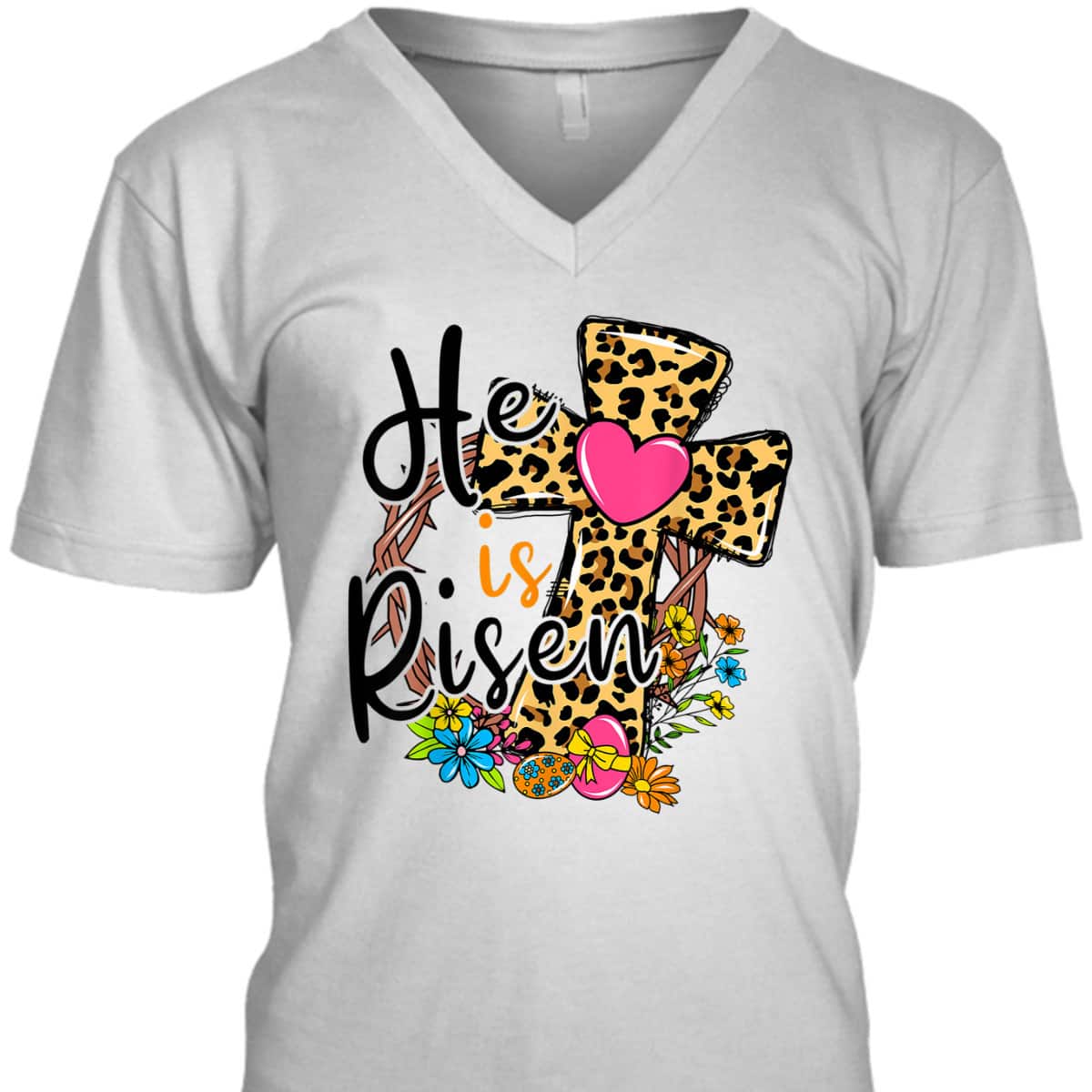 Easter Day T-Shirt He Is Risen Jesus Resurrection Christian Gift Easter Day T-Shirt He Is Risen Jesus Resurrection Christian Gift