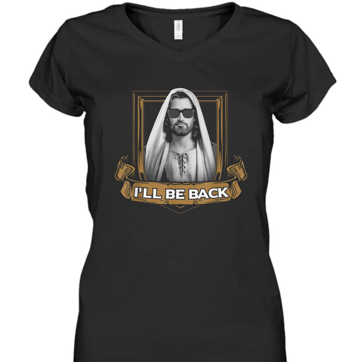 Jesus I'll Be Back Easter Day The Terminator Funny Christian T-Shirt Jesus I'll Be Back Easter Day The Terminator Funny Christian T-Shirt