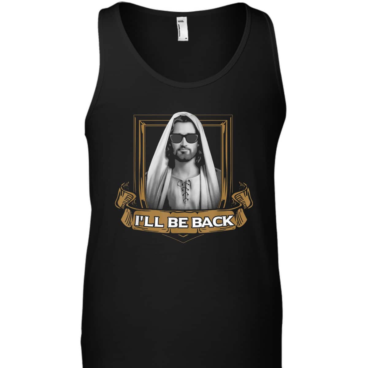 Jesus I'll Be Back Easter Day The Terminator Funny Christian T-Shirt Jesus I'll Be Back Easter Day The Terminator Funny Christian T-Shirt