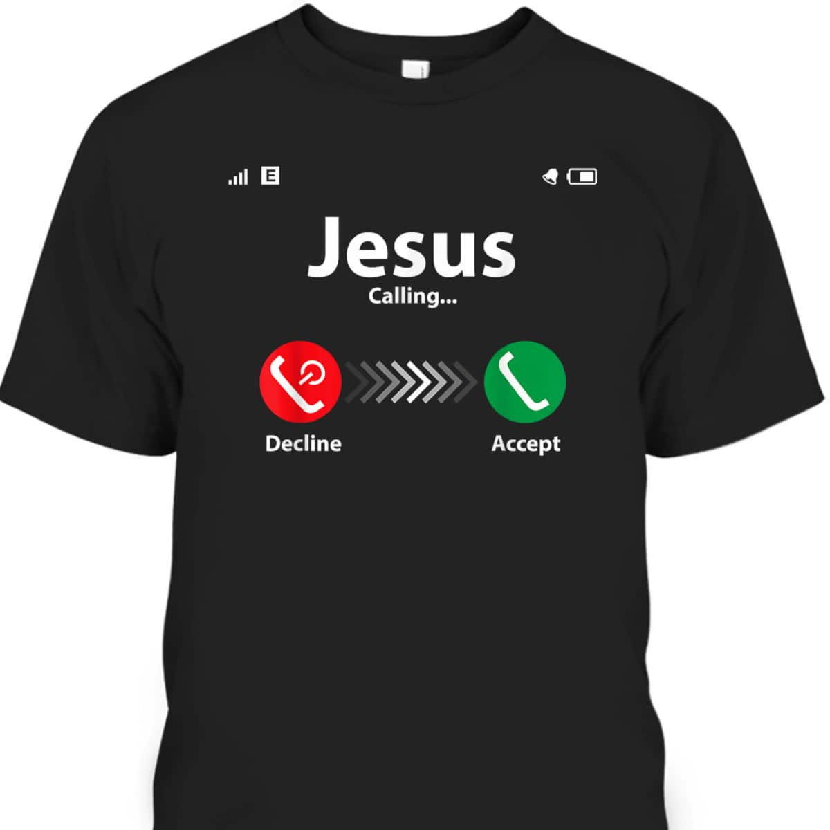 Funny Catholic Jesus Is Calling T-Shirt Cool Christian Gift