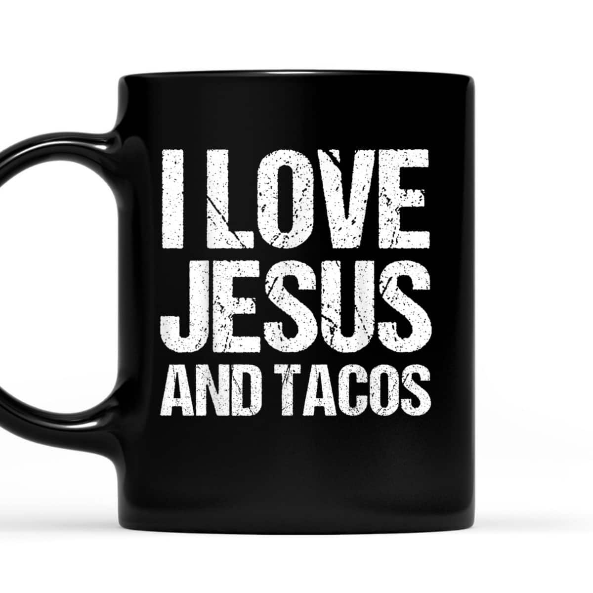 I Love Jesus And Tacos Funny Mexican Christian T-Shirt I Love Jesus And Tacos Funny Mexican Christian T-Shirt