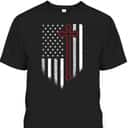 Christian Cross American Flag 4th July Patriotic Christian T-Shirt Christian Cross American Flag 4th July Patriotic Christian T-Shirt
