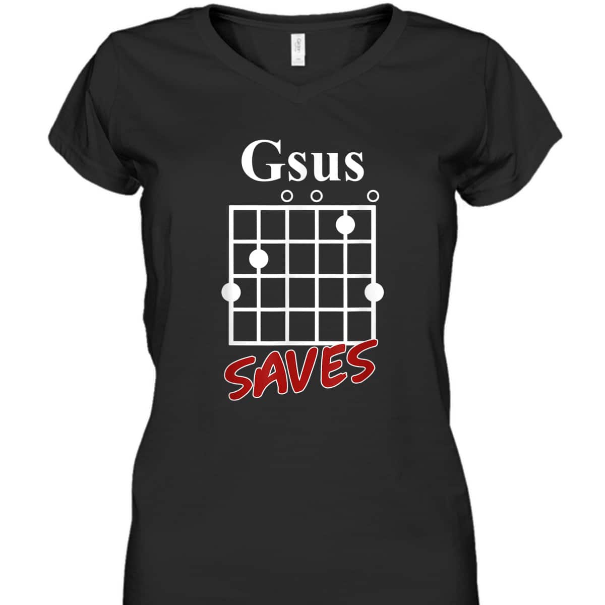 Gsus Saves Guitar Christian T-Shirt Guitarist Musical Gift Gsus Saves Guitar Christian T-Shirt Guitarist Musical Gift