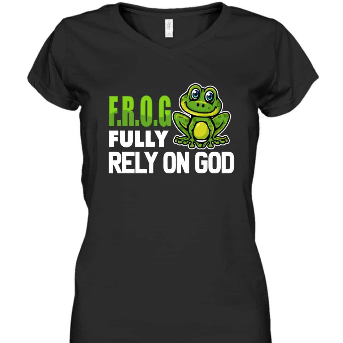 Cool FROG Fully Rely On God Funny Christian Faith T-Shirt Cool FROG Fully Rely On God Funny Christian Faith T-Shirt
