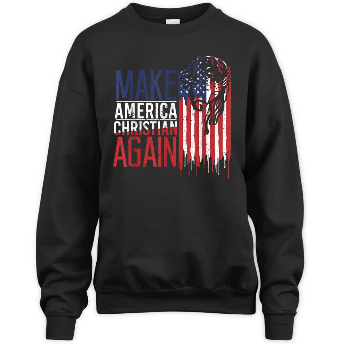 Make America Christian Again USA Jesus Christian Faith July Fourth T-Shirt Make America Christian Again USA Jesus Christian Faith July Fourth T-Shirt