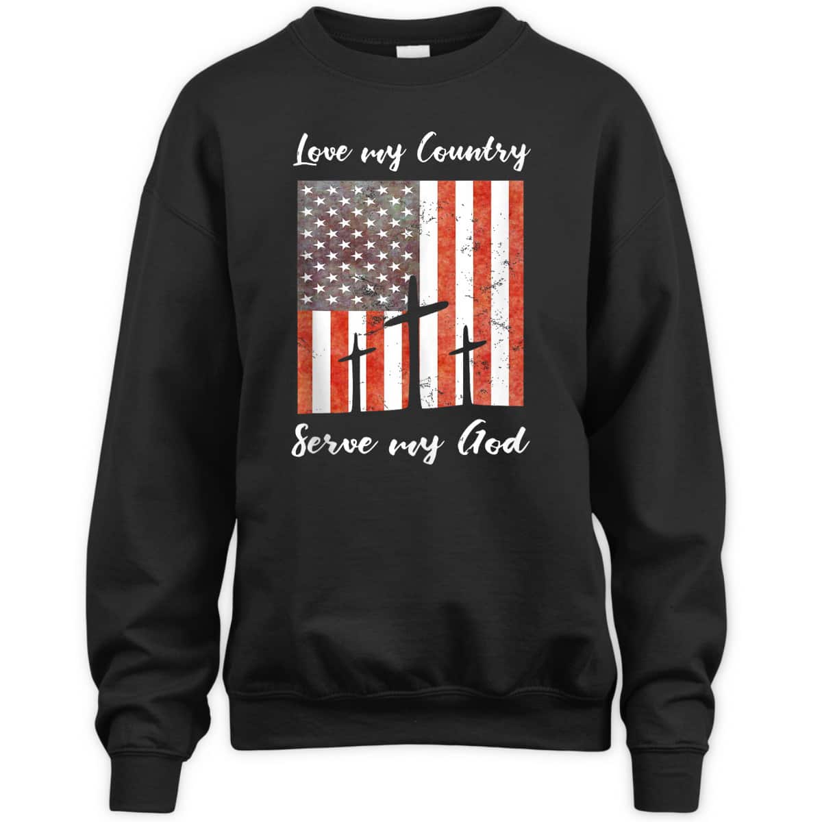 Christian 4th July Patriotic Christianity Quote Love My Country Serve My God T-Shirt Christian 4th July Patriotic Christianity Quote Love My Country Serve My God T-Shirt