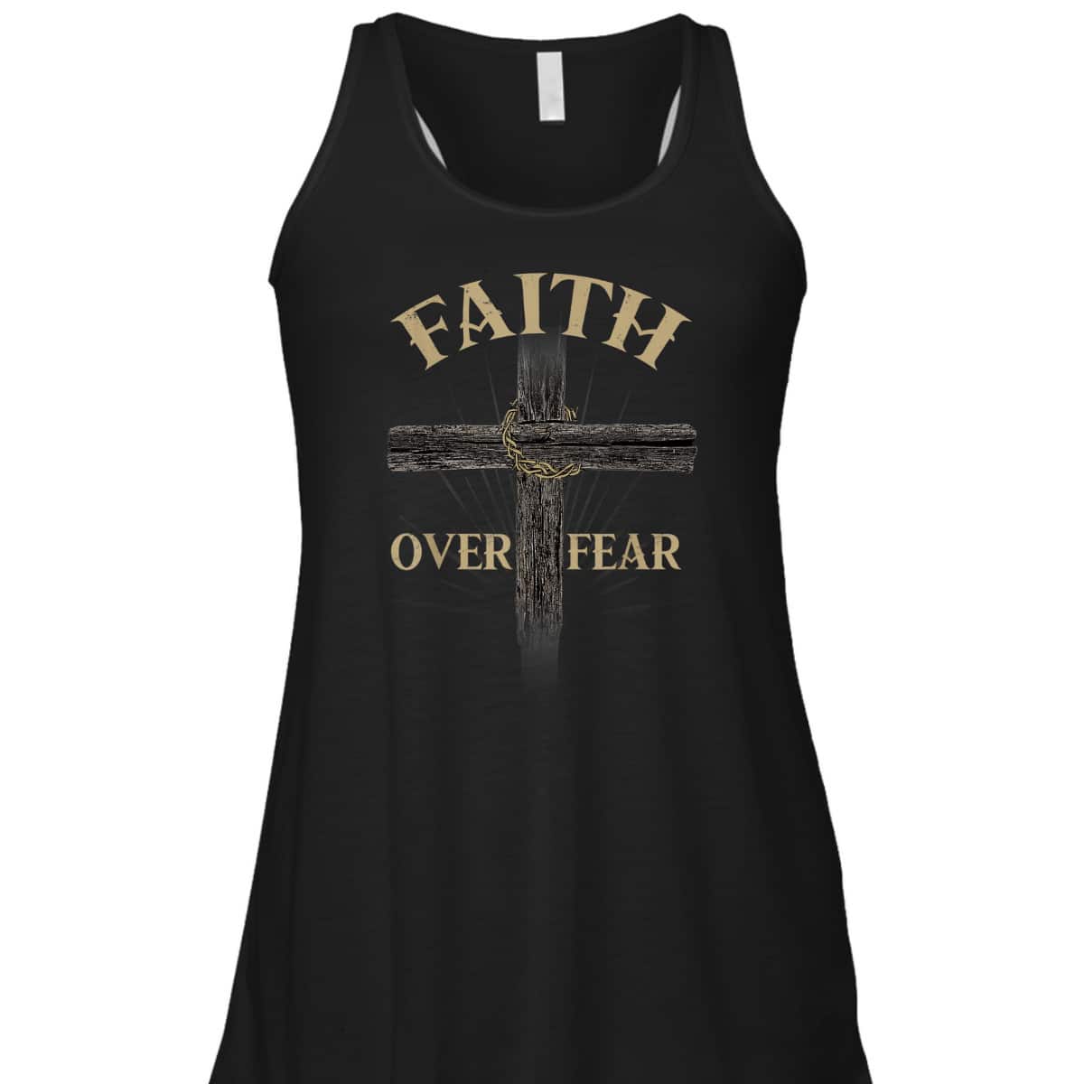 Religious Faith Over Fear T-Shirt Perfect Gift For Believers Religious Faith Over Fear T-Shirt Perfect Gift For Believers