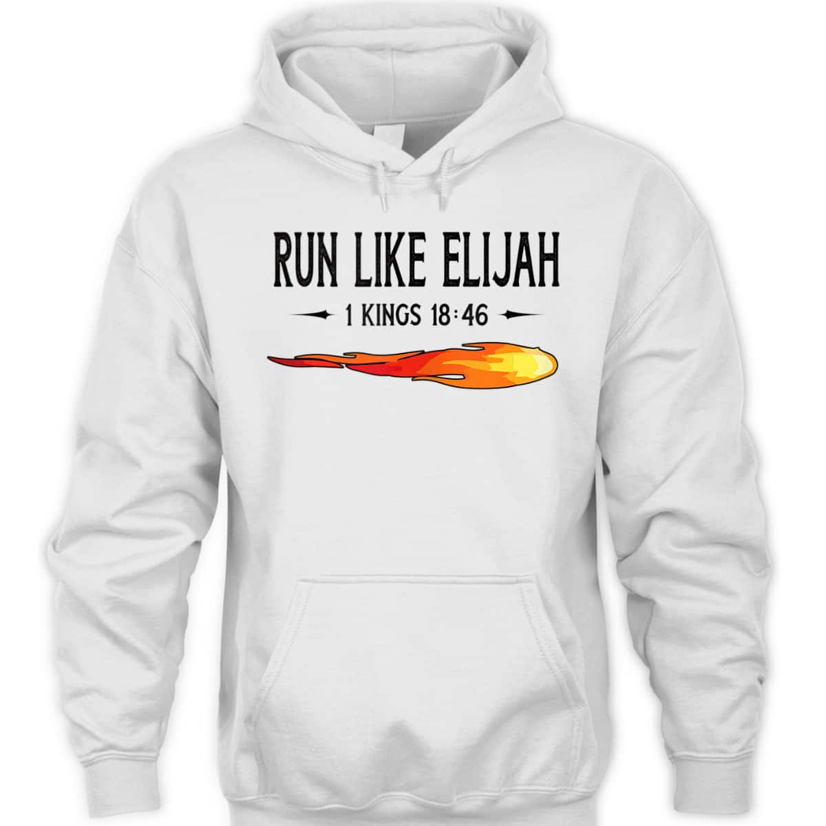 Run Like Elijah Funny Christian Runner Bible Verse 1 Kings 18:46 T-Shirt Run Like Elijah Funny Christian Runner Bible Verse 1 Kings 18:46 T-Shirt