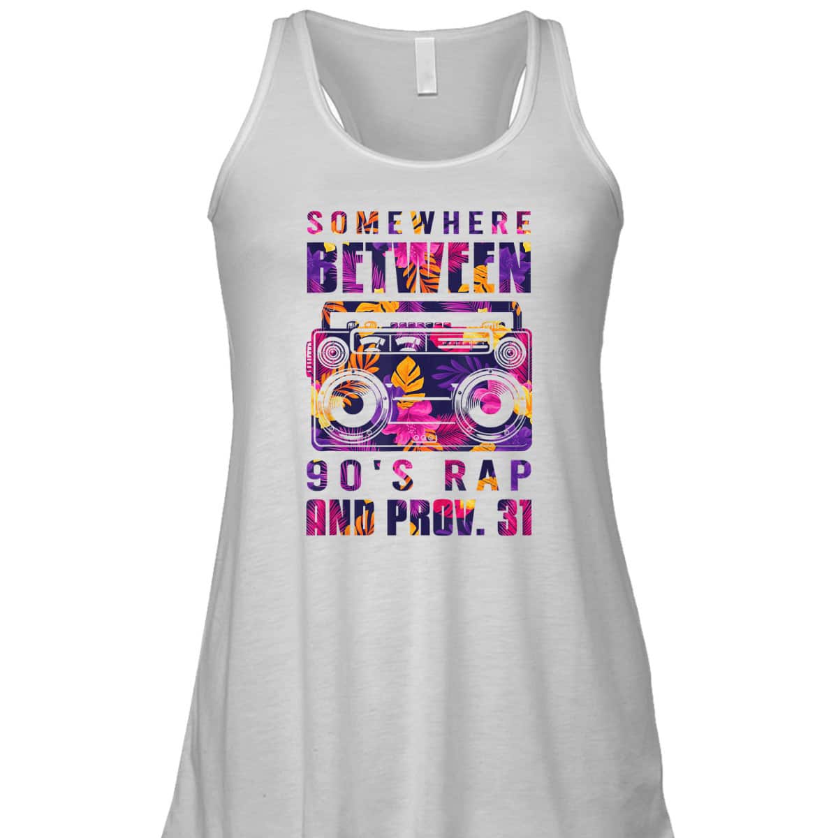 Somewhere Between 90's Rap And Proverbs 31 Funny Christian T-Shirt Somewhere Between 90's Rap And Proverbs 31 Funny Christian T-Shirt