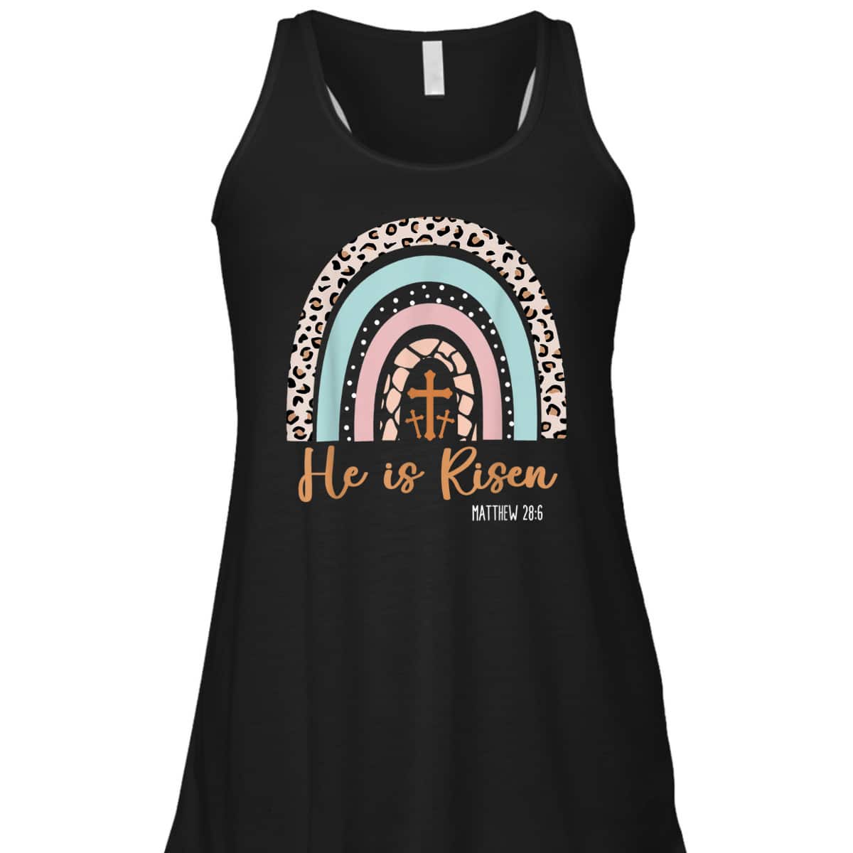 He Is Risen Rainbow Happy Easter Day T-Shirt Christian Gift He Is Risen Rainbow Happy Easter Day T-Shirt Christian Gift