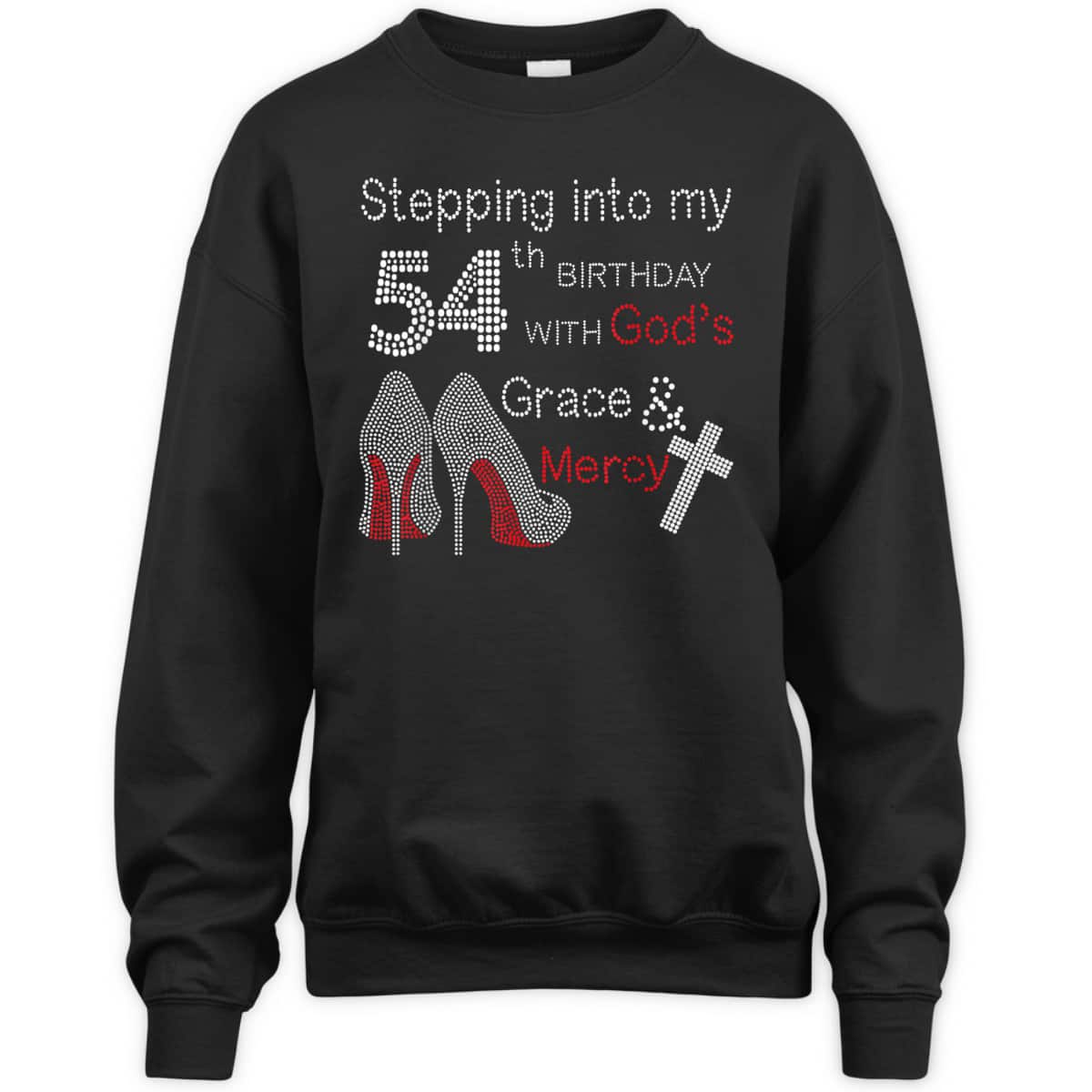 Stepping Into My 54th Birthday Christian Birthday T-Shirt With God's Grace And Mercy Stepping Into My 54th Birthday Christian Birthday T-Shirt With God's Grace And Mercy