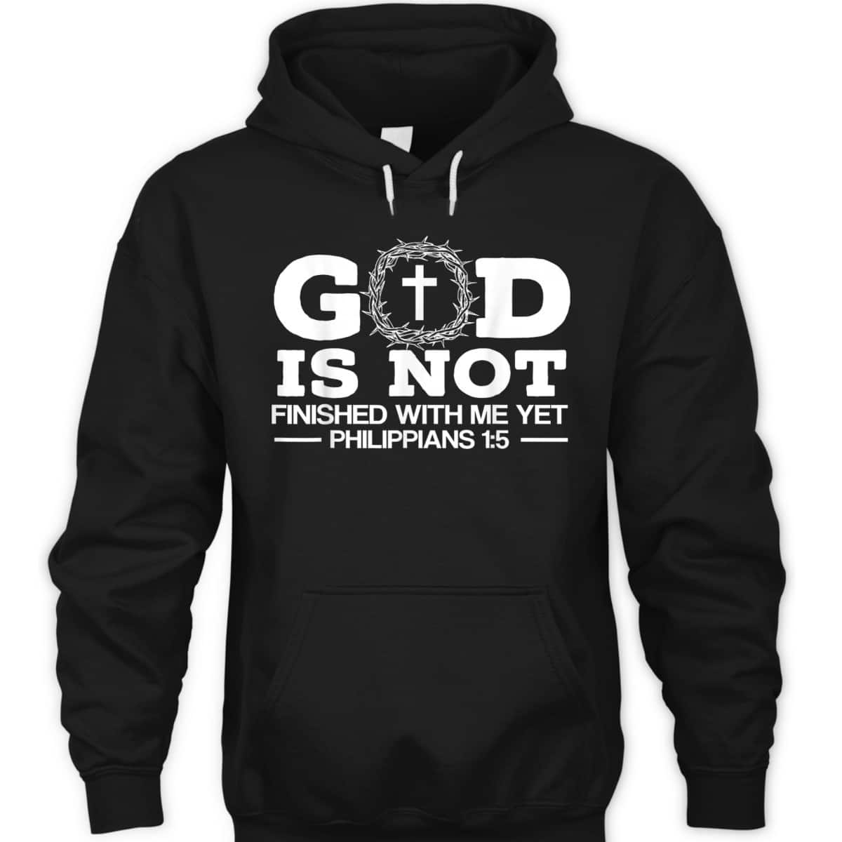God Is Not Finished With Me Yet Christian Religious Bible Verse T-Shirt