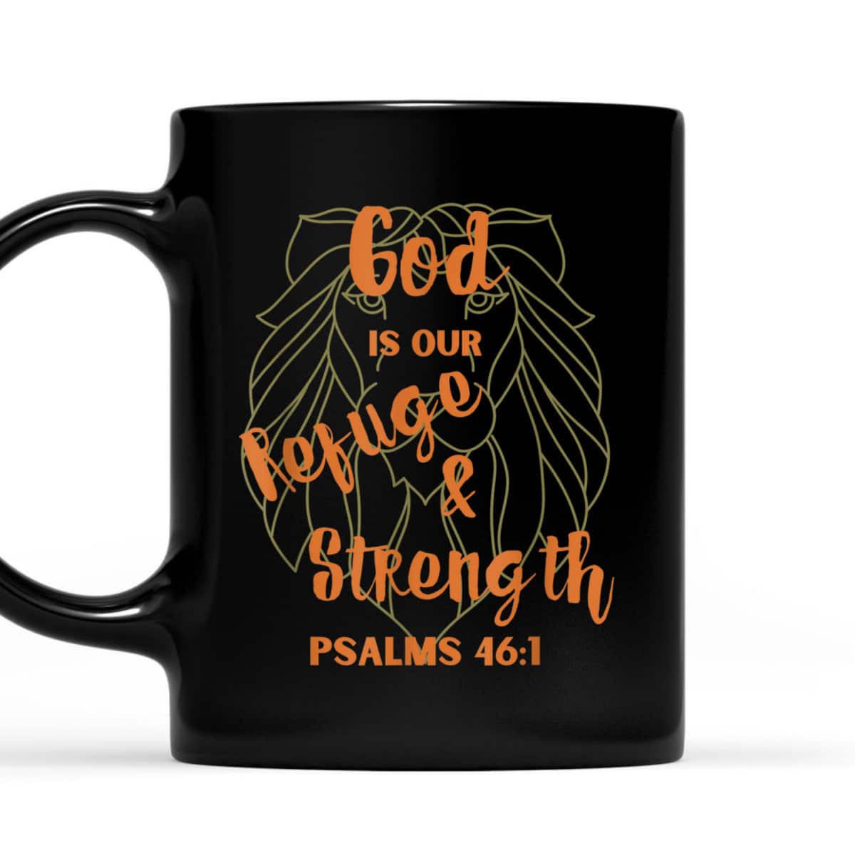 God Is Our Refuge And Strength Bible Verse Religious T-Shirt