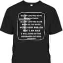 I Will Sing Of The Goodness Of God Bible Verse T-Shirt Worship Religious Gift I Will Sing Of The Goodness Of God Bible Verse T-Shirt Worship Religious Gift