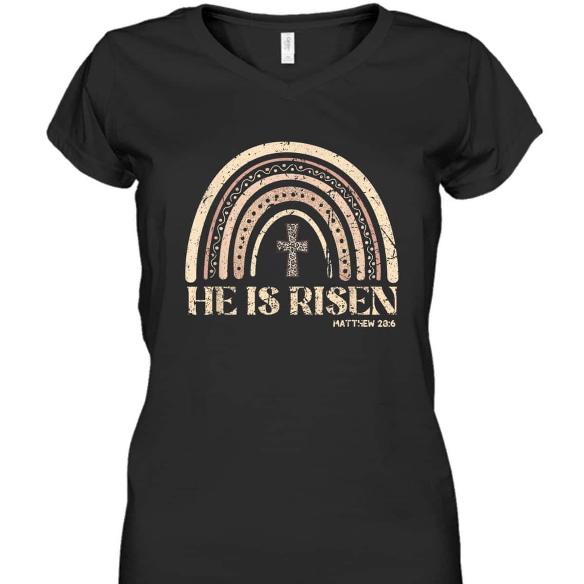He Is Risen Rainbow Leopard Happy Easter Day T-Shirt Christian Jesus Gift He Is Risen Rainbow Leopard Happy Easter Day T-Shirt Christian Jesus Gift