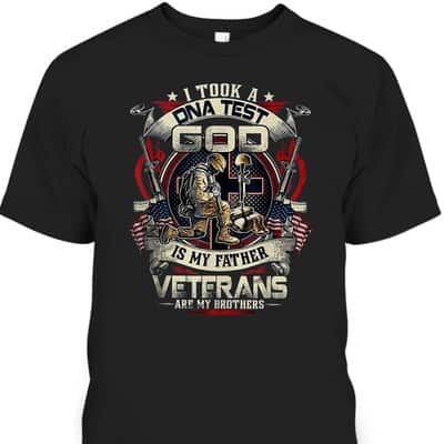 Christian I Took A DNA Test God Is My Father Veterans Brothers T-Shirt Christian I Took A DNA Test God Is My Father Veterans Brothers T-Shirt