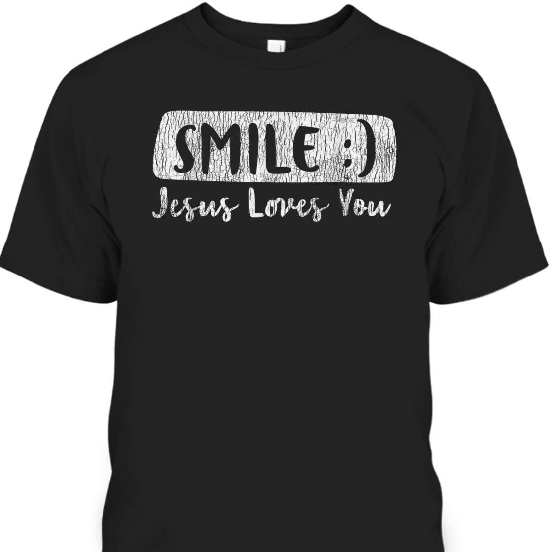 Vintage Smile Jesus Loves You T-Shirt Inspiration Gift For Jesus Lovers Vintage Smile Jesus Loves You T-Shirt Inspiration Gift For Jesus Lovers