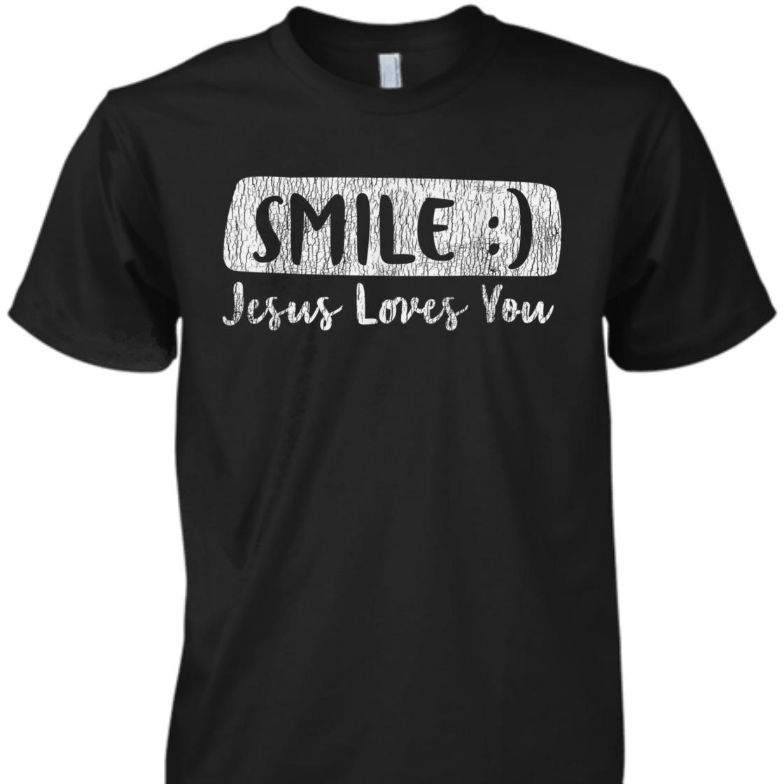 Vintage Smile Jesus Loves You T-Shirt Inspiration Gift For Jesus Lovers