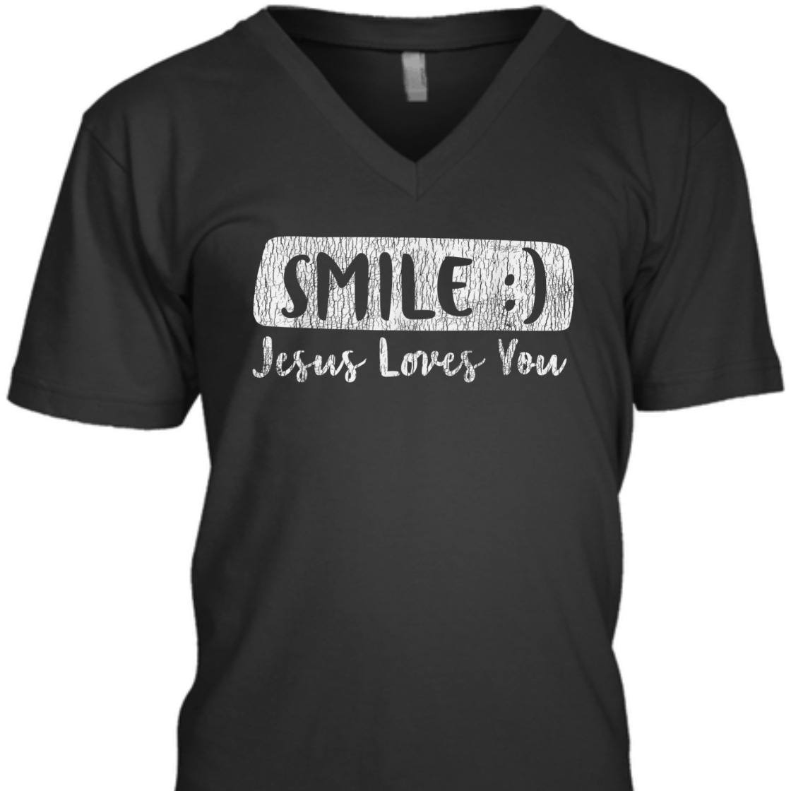 Vintage Smile Jesus Loves You T-Shirt Inspiration Gift For Jesus Lovers Vintage Smile Jesus Loves You T-Shirt Inspiration Gift For Jesus Lovers