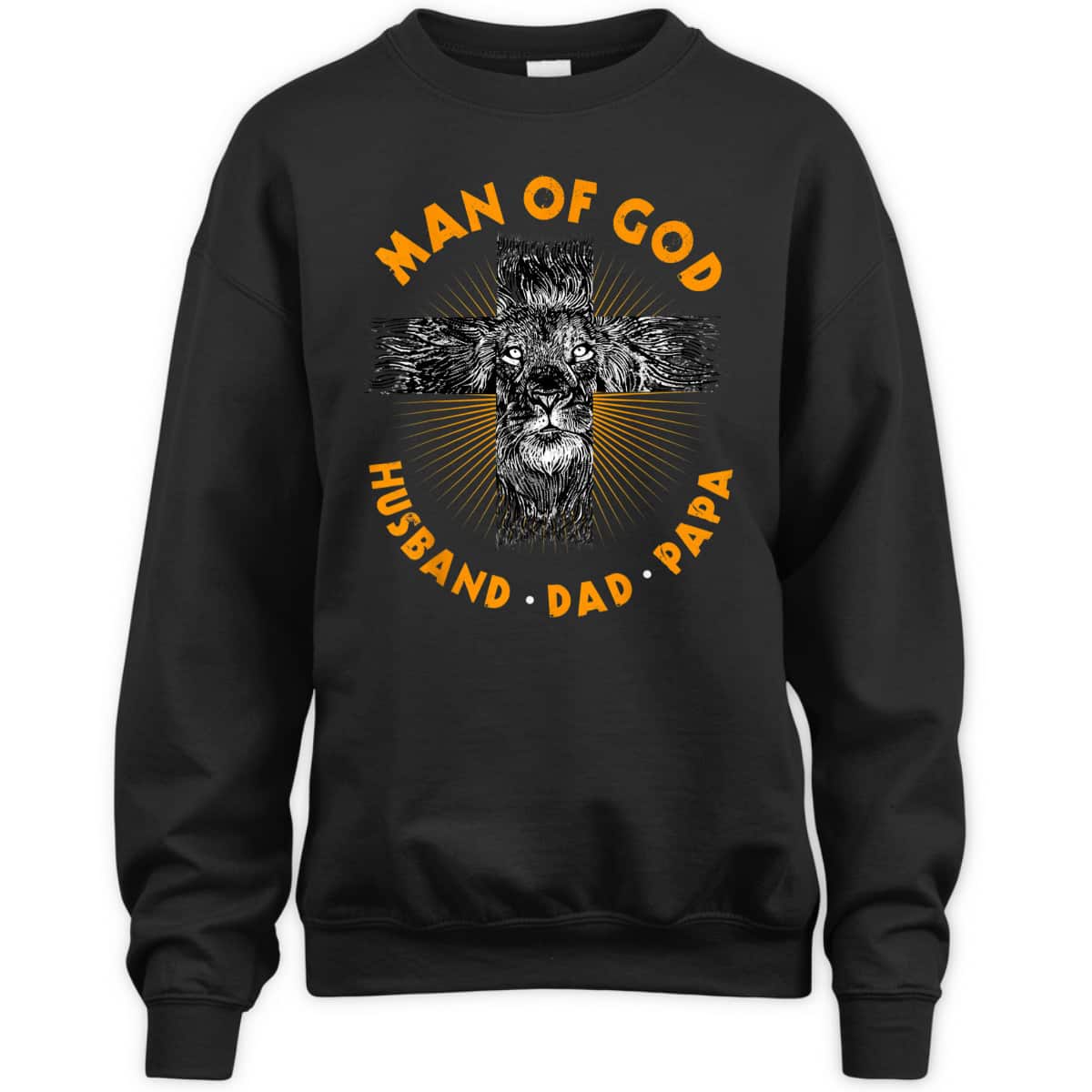 Man Of God Husband Dad Papa Christian Cross Father's Day T-Shirt Man Of God Husband Dad Papa Christian Cross Father's Day T-Shirt