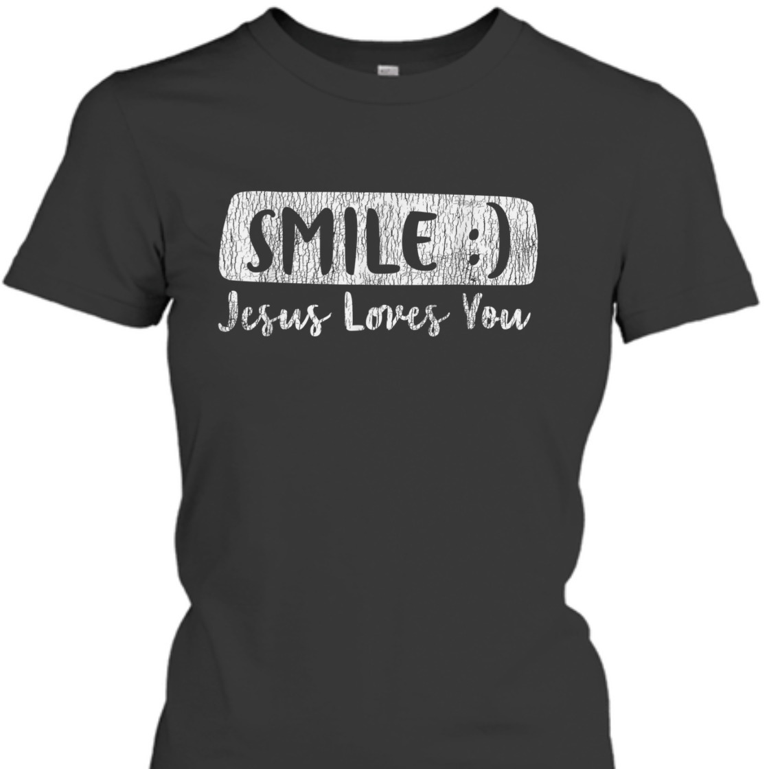Vintage Smile Jesus Loves You T-Shirt Inspiration Gift For Jesus Lovers