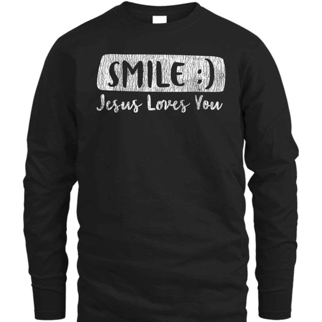 Vintage Smile Jesus Loves You T-Shirt Inspiration Gift For Jesus Lovers Vintage Smile Jesus Loves You T-Shirt Inspiration Gift For Jesus Lovers