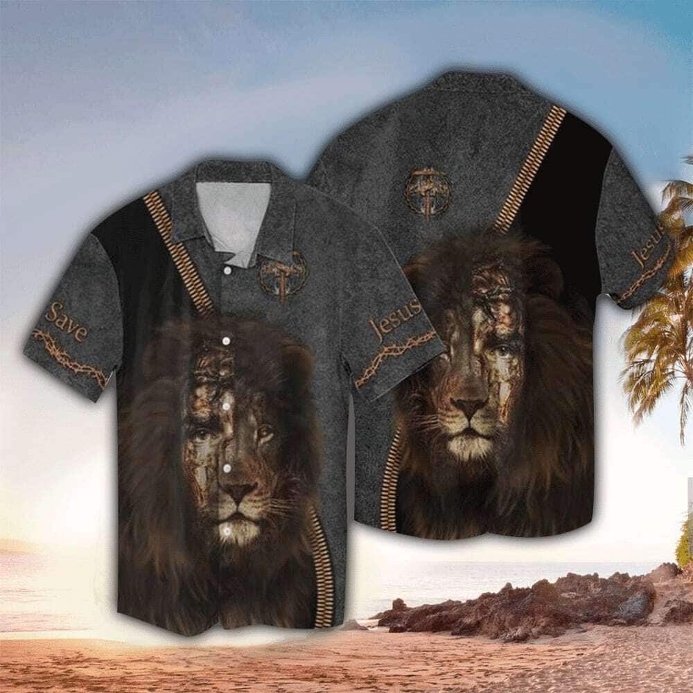 Christian Hawaiian Shirt Jesus Way Maker Lion Religious Gift For Believers Christian Hawaiian Shirt Jesus Way Maker Lion Religious Gift For Believers