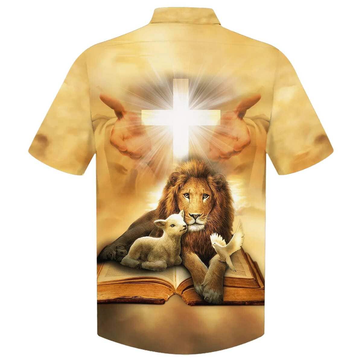 Lion Of Judah Christian Hawaiian Shirt Lamb Of God Jesus Christ Lion Of Judah Christian Hawaiian Shirt Lamb Of God Jesus Christ