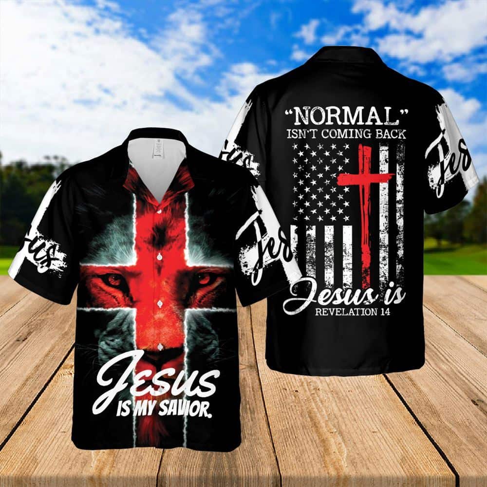 Bible Verse Revelation 14 Christian Hawaiian Shirt Normal Isn't Coming Back Jesus Is Revelation Bible Verse Revelation 14 Christian Hawaiian Shirt Normal Isn't Coming Back Jesus Is Revelation