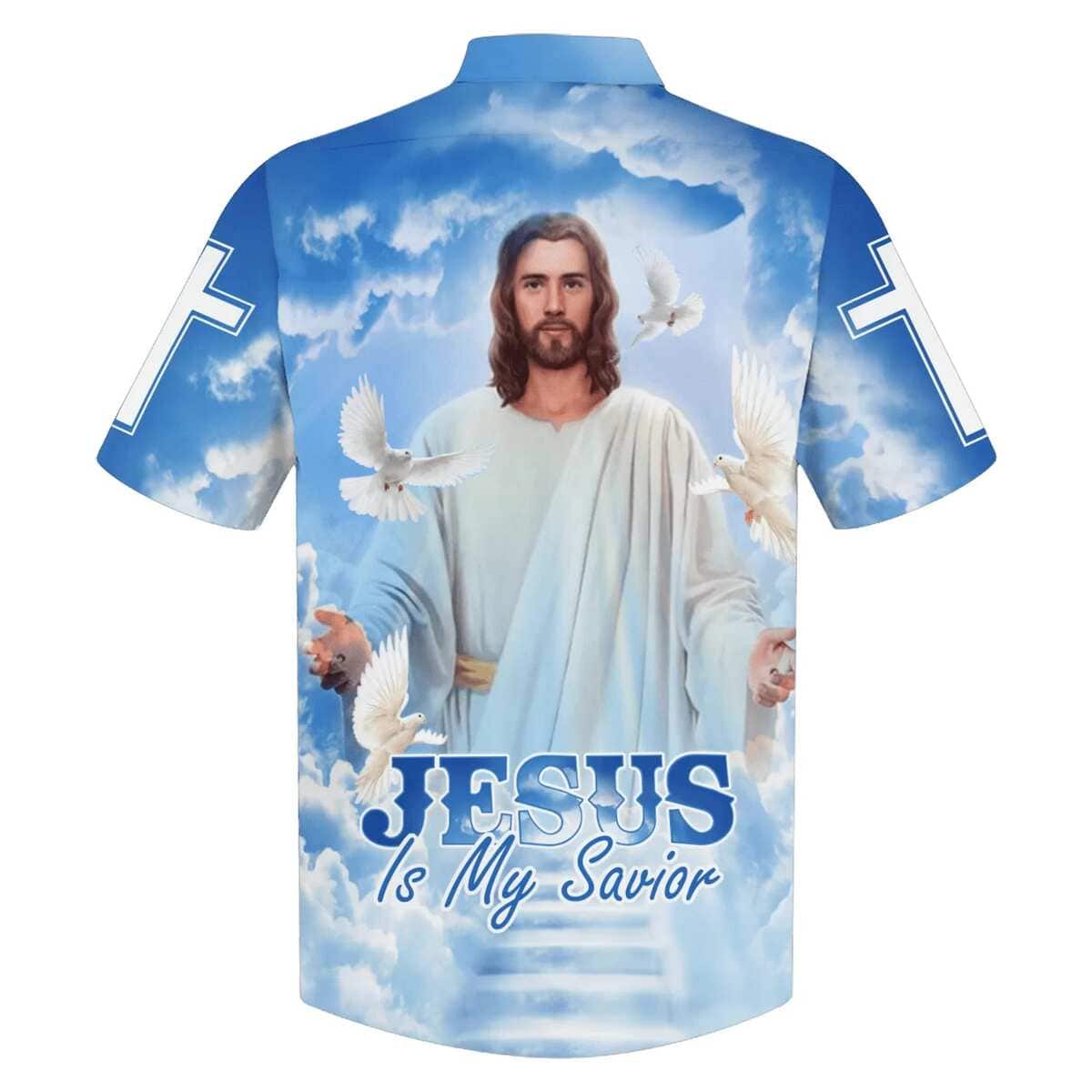Religious Hawaiian Shirt Jesus With His Arms Open Jesus Is My Savior Best Gift For Christian