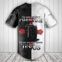 I'm Not Perfect Christian I'm The One That Knows I Need Jesus Knight Template Baseball Jersey