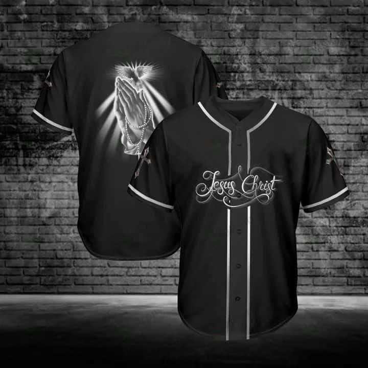 Jesus Prayer Warriors Christian Baseball Jersey Jesus Christ Faith Gift For Friend