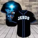 Lion Blue Light Christian Baseball Jersey Hold My Hand Unique Christian Gift Lion Blue Light Christian Baseball Jersey Hold My Hand Unique Christian Gift