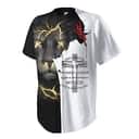 Lion Christian Cross Baseball Jersey Way Maker Miracle Worker My God That Is Who You Are