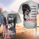 I Will Never Walk Alone I Have Jesus Christian Baseball Jersey Us Flag One Nation Under God 4th Of July I Will Never Walk Alone I Have Jesus Christian Baseball Jersey Us Flag One Nation Under God 4th Of July