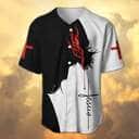 Christian Baseball Jersey Faith Over Fear Religious Gift For Christians