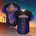 Christian Baseball Jersey Lion Galaxy Jesus Is My Savior Christian Baseball Jersey Lion Galaxy Jesus Is My Savior
