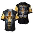 Way Maker Promise Keeper Light In The Darkness Lion Jesus Christian Cross Baseball Jersey Way Maker Promise Keeper Light In The Darkness Lion Jesus Christian Cross Baseball Jersey