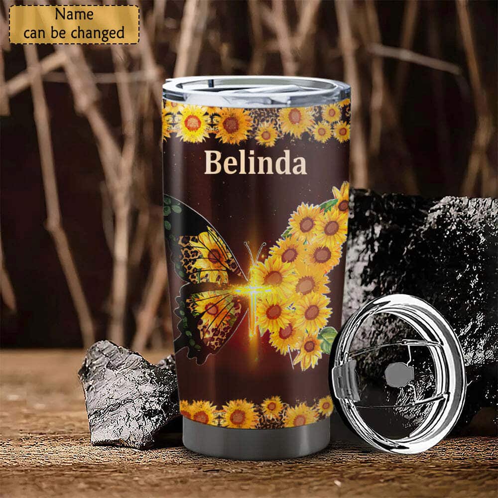 Personalized Christian Bible Verse Tumbler We Love Because He First Loved Us Personalized Christian Bible Verse Tumbler We Love Because He First Loved Us