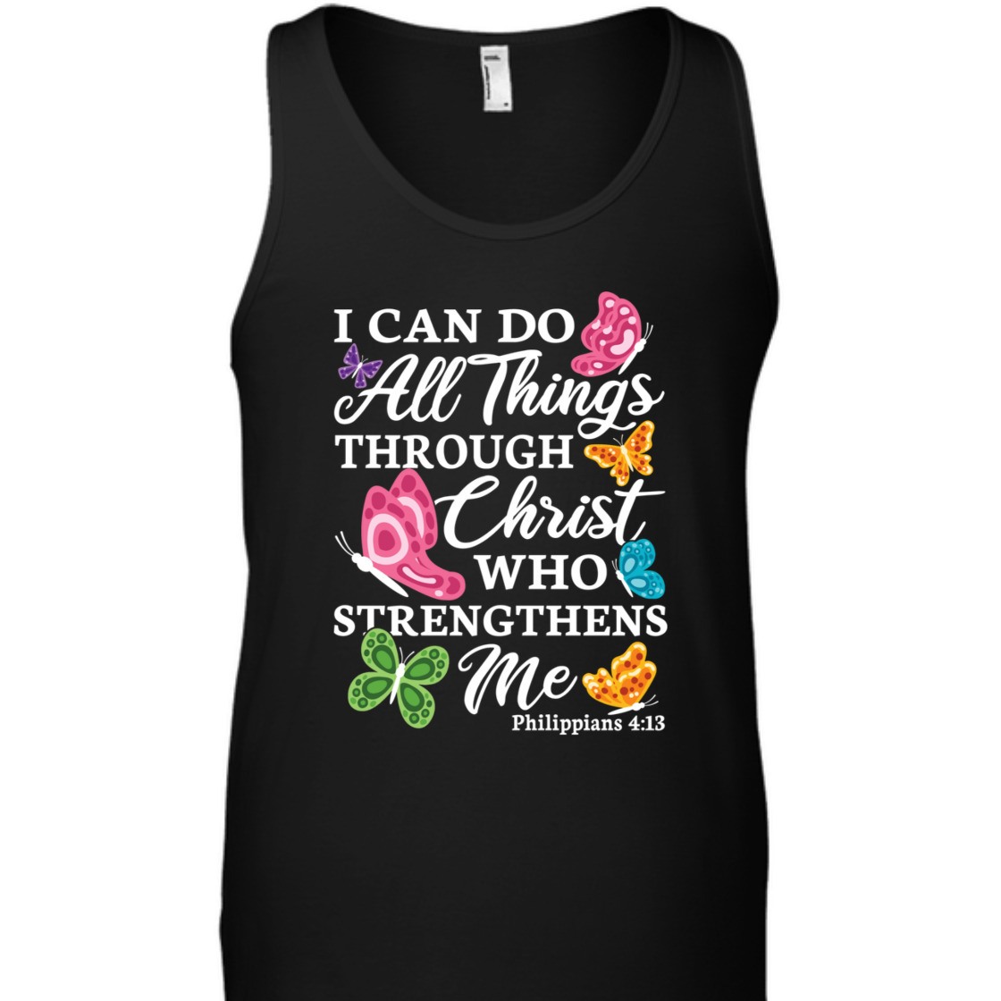 Christian Bible Verse T-Shirt I Can Do All Things Through Christ Philippians 4:13 For Believers Christian Bible Verse T-Shirt I Can Do All Things Through Christ Philippians 4:13 For Believers