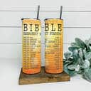 Bible Emergency Numbers Unique Christian Religious Skinny Tumbler For Believers