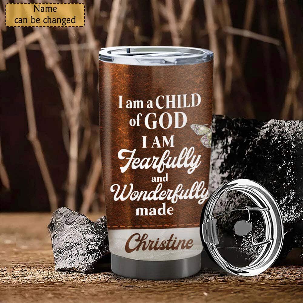 Personalized Tumbler I Am A Child Of God Christian Religious Gift Personalized Tumbler I Am A Child Of God Christian Religious Gift