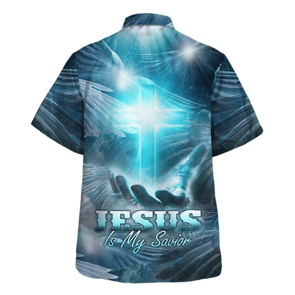Jesus Is My Savior Cross Christian Hawaiian Shirt Faith Gift For Believer