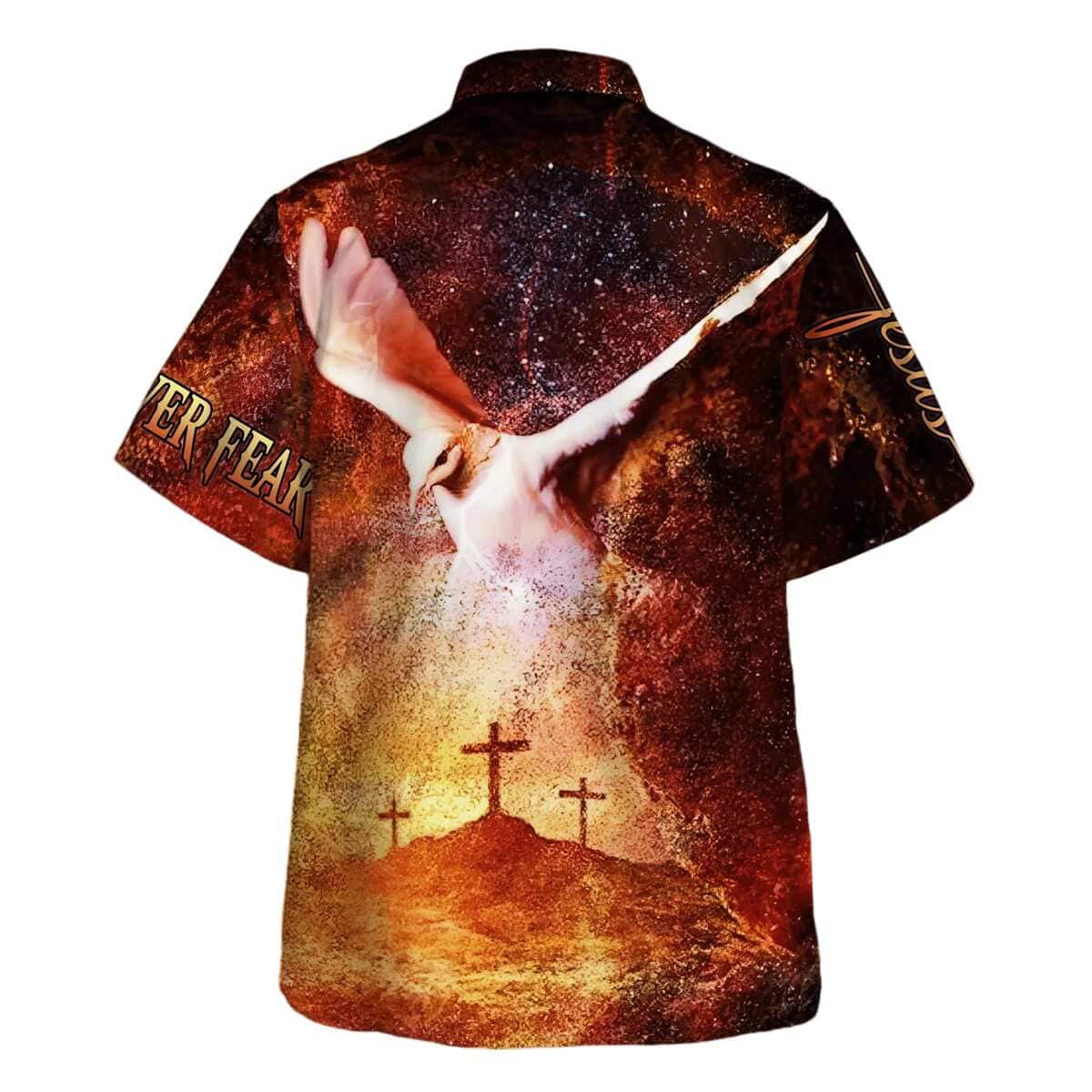 Eagle Cross Jesus Faith Over Fear Christian Hawaiian Shirt Eagle Cross Jesus Faith Over Fear Christian Hawaiian Shirt