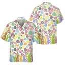 Rabbits And Easter Eggs Seamless Pattern Christian Easter Day Hawaiian Shirt Rabbits And Easter Eggs Seamless Pattern Christian Easter Day Hawaiian Shirt