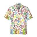Rabbits And Easter Eggs Seamless Pattern Christian Easter Day Hawaiian Shirt